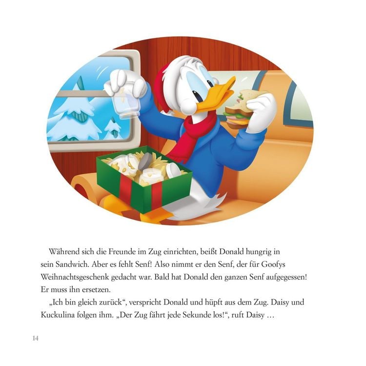 Produktbild: Disney Vorlesebuch: Weihnachtliche 5-Minuten-Geschichten