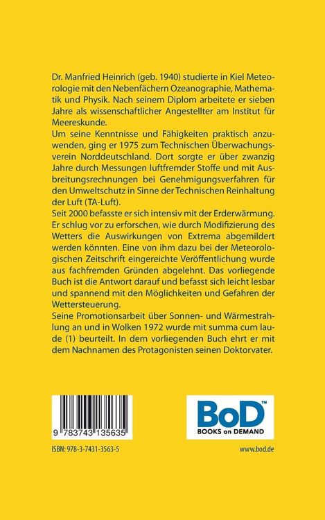 Produktbild: Das Wetter wird gesteuert