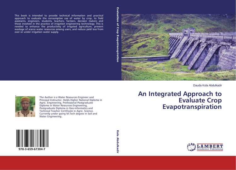 Produktbild: An Integrated Approach to Evaluate Crop Evapotranspiration