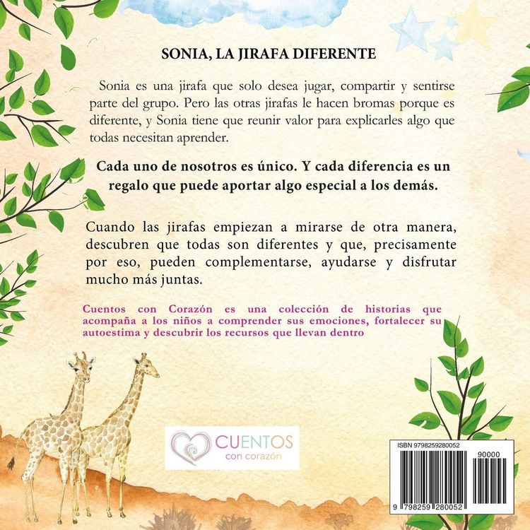 Produktbild: SONIA, LA JIRAFA DIFERENTE