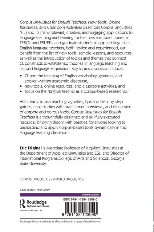 Produktbild: Corpus Linguistics for English Teachers