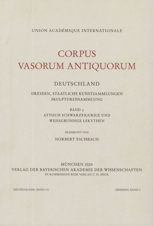 Produktbild: Corpus Vasorum Antiquorum Deutschland Bd. 111: Dresden Band 5