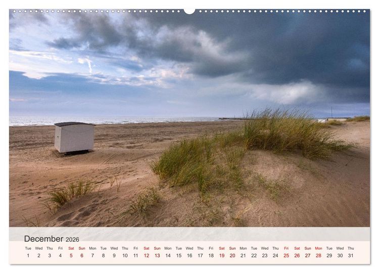 Produktbild: The Charm of Denmark's North Sea (Wall Calendar 2026 DIN A2 landscape), CALVENDO 12 Month Wall Calendar