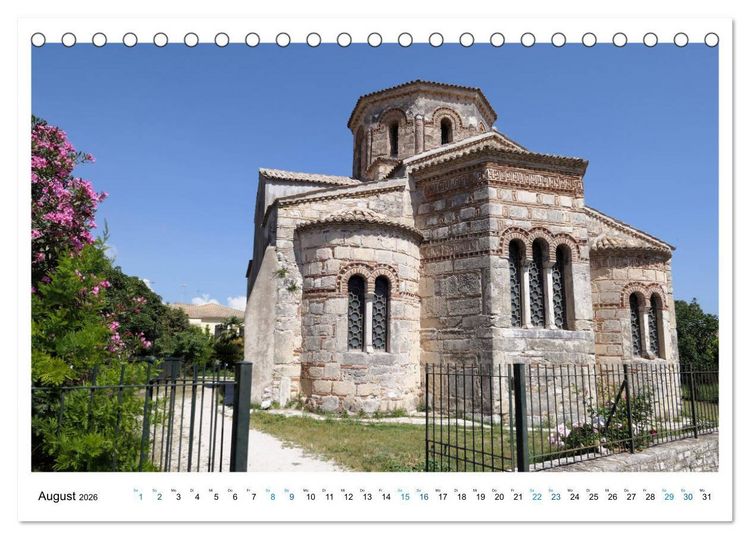 Produktbild: Korfu - Perle an der Adria. Natur, Kultur und Canal D'Amour (Tischkalender 2026 DIN A5 quer), CALVENDO Monatskalender