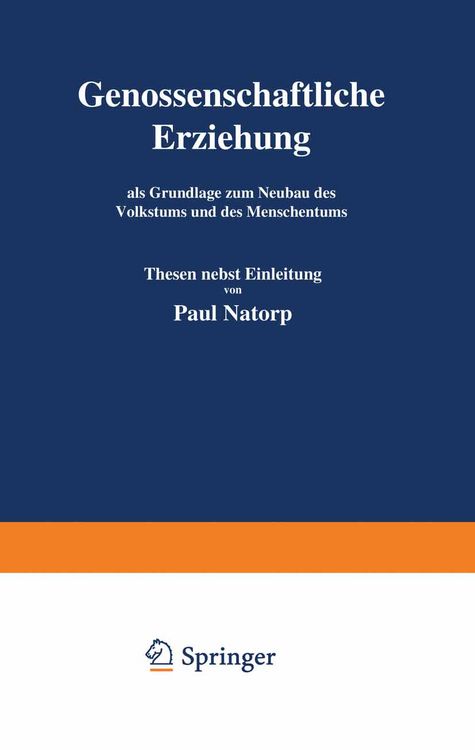 Produktbild: Genossenschaftliche Erziehung