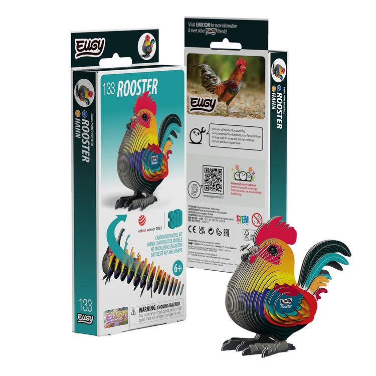 Produktbild: EUGY - 3D Bastelset Hahn