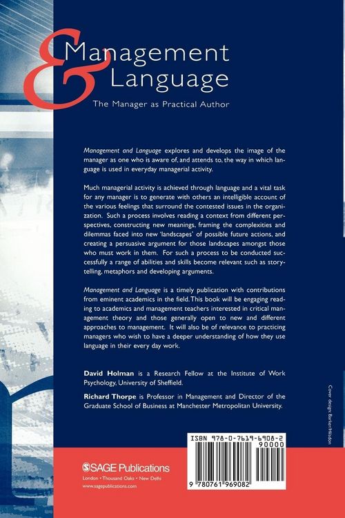Produktbild: Management and Language
