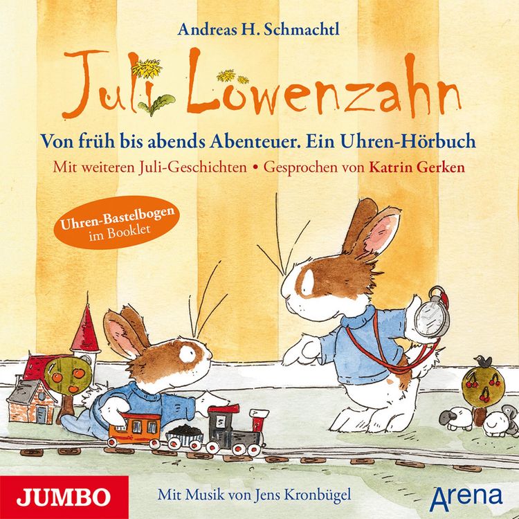 Produktbild: Juli L&ouml;wenzahn. Von fr&uuml;h bis abends Abenteuer. Ein Uhren-H&ouml;rbuch
