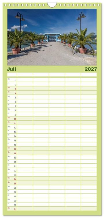 Produktbild: Familienplaner 2027 - Im S&uuml;den von &Ouml;sterreich mit 5 Spalten (Wandkalender, 21 x 45 cm) CALVENDO