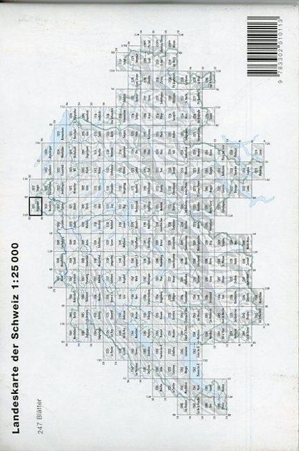 Produktbild: Swisstopo 1 : 25 000 Beggingen