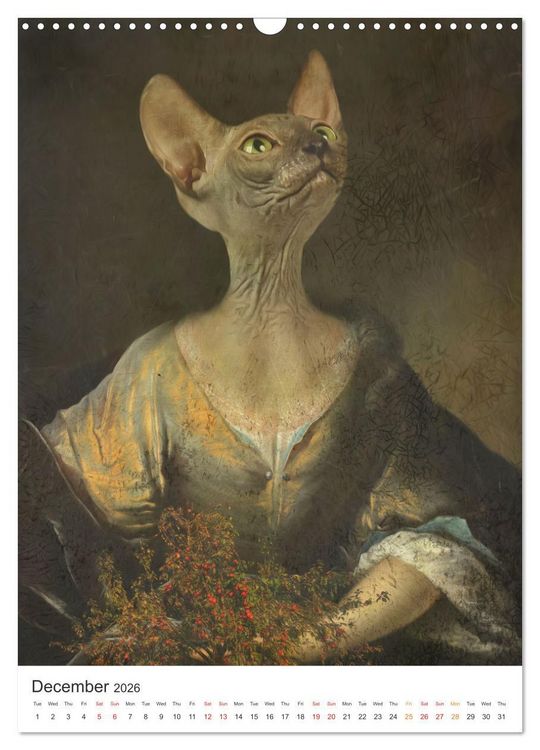 Produktbild: Aristocrat Cats (Wall Calendar 2026 DIN A3 portrait), CALVENDO 12 Month Wall Calendar