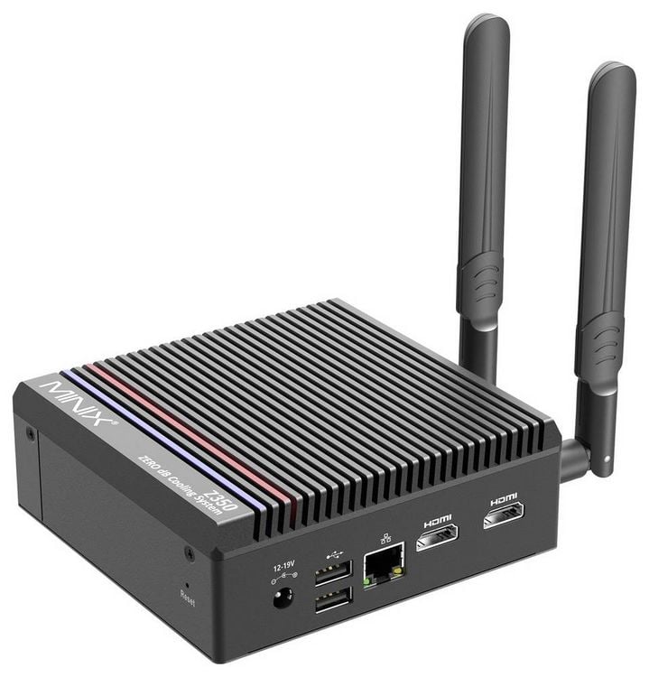 Produktbild: Minix Mini PC NEO Z350 ZERO db Intel&reg; Core&trade; i3 N350 3.80 GHz 16 GB RAM 512 GB SSD Intel Win 11 Pro NEO Z350-0db (512GB)
