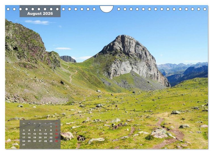 Produktbild: Die wilden Pyren&auml;en (Wandkalender 2026 DIN A4 quer), CALVENDO Monatskalender