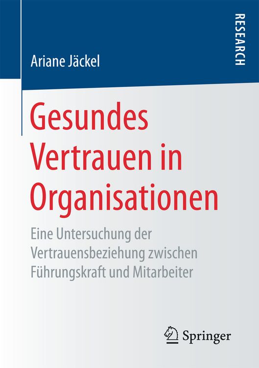 Produktbild: Gesundes Vertrauen in Organisationen