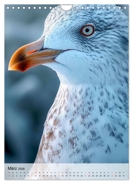 Produktbild: V&ouml;gel Portr&auml;ts (Wandkalender 2026 DIN A4 hoch), CALVENDO Monatskalender