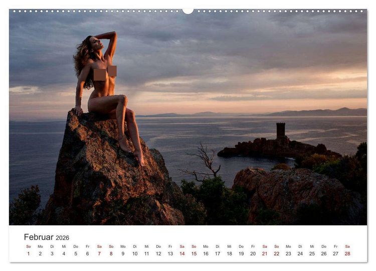 Produktbild: Traumorte (hochwertiger Premium Wandkalender 2026 DIN A2 quer), Kunstdruck in Hochglanz