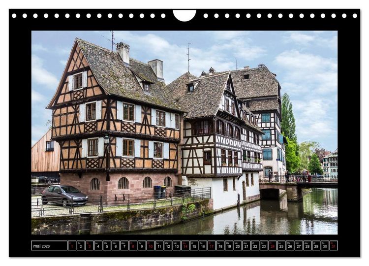Produktbild: Strasbourg La Petite France (Calendrier mural 2026 DIN A4 vertical), CALVENDO calendrier mensuel
