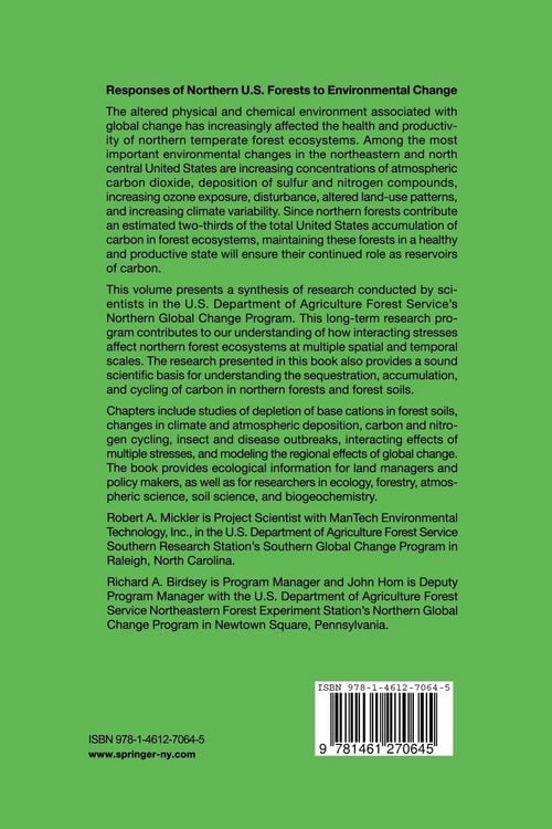 Produktbild: Responses of Northern U.S. Forests to Environmental Change