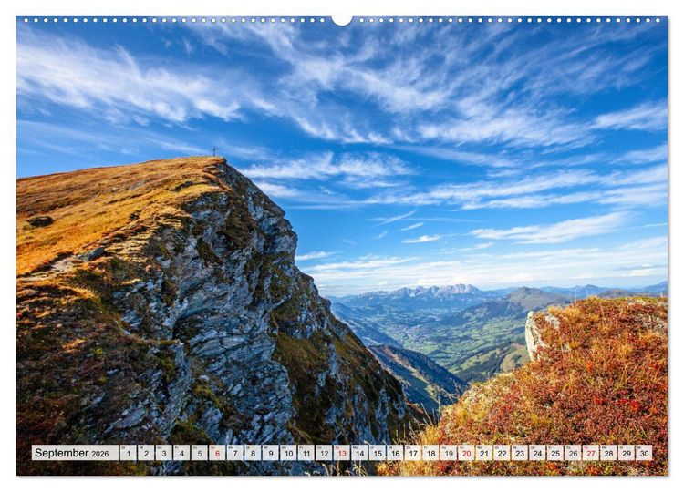 Produktbild: Gr&uuml;&szlig;e aus Hinterglemm (hochwertiger Premium Wandkalender 2026 DIN A2 quer), Kunstdruck in Hochglanz