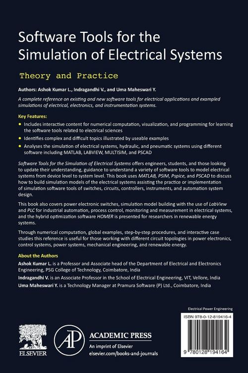 Produktbild: Software Tools for the Simulation of Electrical Systems