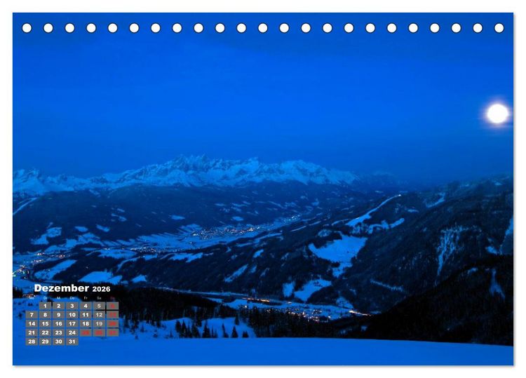 Produktbild: Die weiten T&auml;ler im Salzburger Land (Tischkalender 2026 DIN A5 quer), CALVENDO Monatskalender