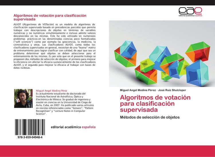 Produktbild: Algoritmos de votaci&oacute;n para clasificaci&oacute;n supervisada