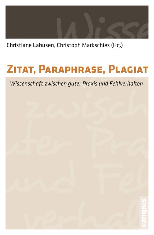 Produktbild: Zitat, Paraphrase, Plagiat