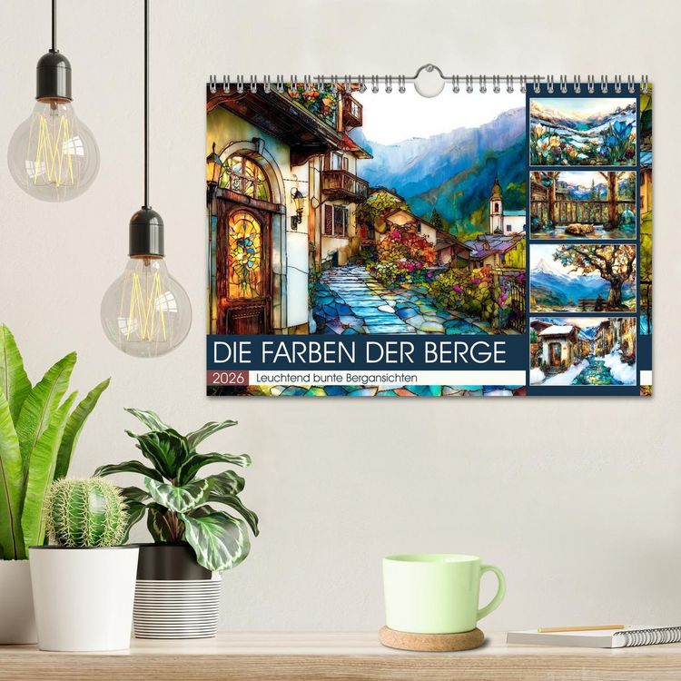 Produktbild: Die Farben der Berge (Wandkalender 2026 DIN A4 quer), CALVENDO Monatskalender