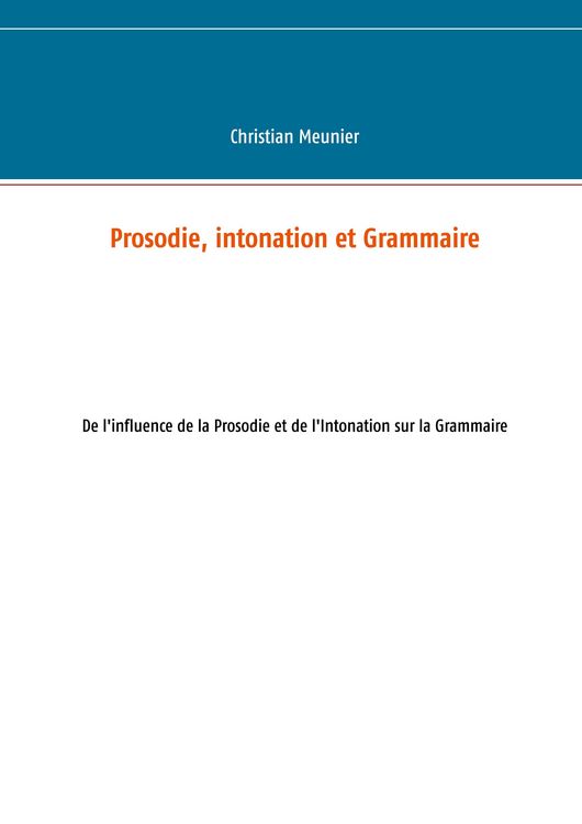 Produktbild: Prosodie, intonation et Grammaire