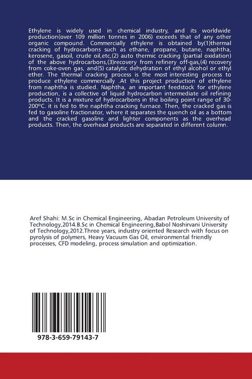 Produktbild: Design & Cost Estimation of Ethylene Production Unit From Naphta