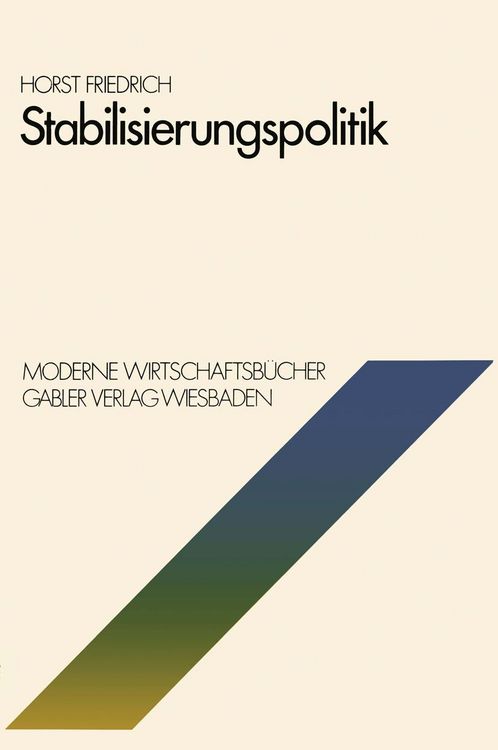 Produktbild: Stabilisierungspolitik