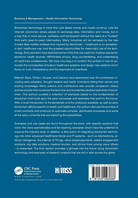 Produktbild: Blockchain in Healthcare