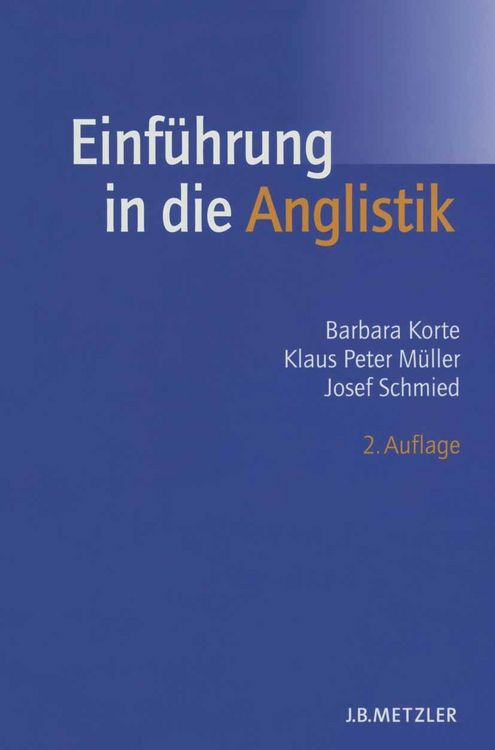 Produktbild: Einf&uuml;hrung in die Anglistik