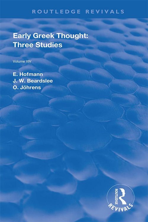 Produktbild: Early Greek Thought