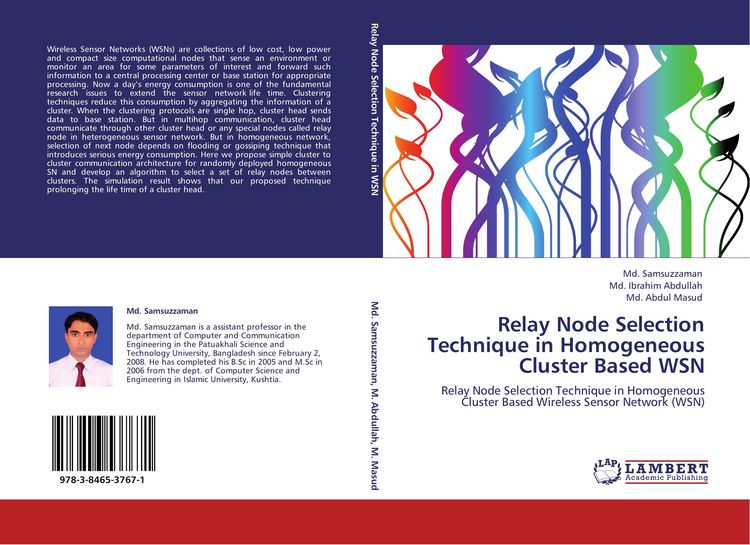 Produktbild: Relay Node Selection Technique in Homogeneous Cluster Based WSN