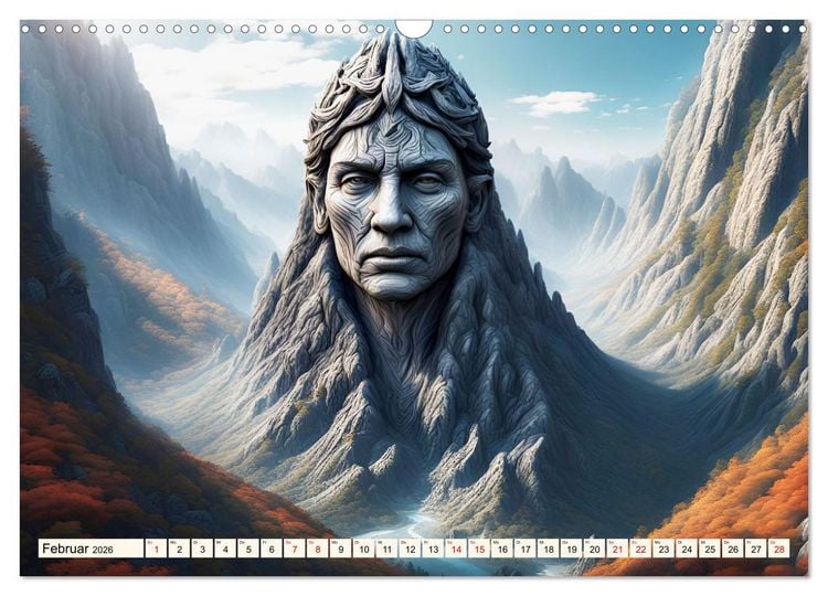 Produktbild: Berg Charaktere (Wandkalender 2026 DIN A3 quer), CALVENDO Monatskalender