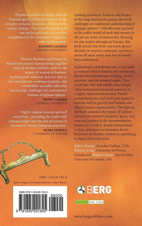 Produktbild: Women, Business, and Finance in Nineteenth-Century Europe