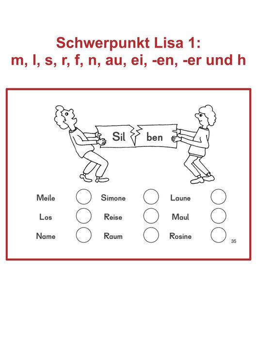 Produktbild: Lesen mit Lisa - Heft 1