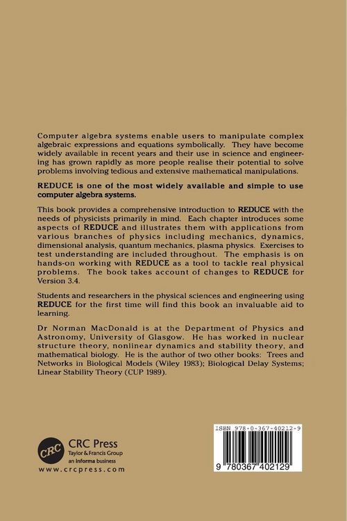 Produktbild: REDUCE for Physicists