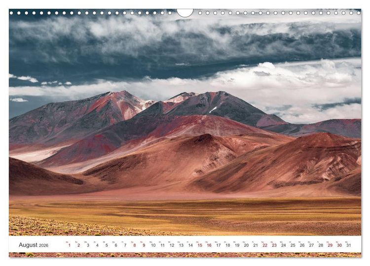 Produktbild: Chile - Die stille Kraft der Atacama (Wandkalender 2026 DIN A3 quer), CALVENDO Monatskalender