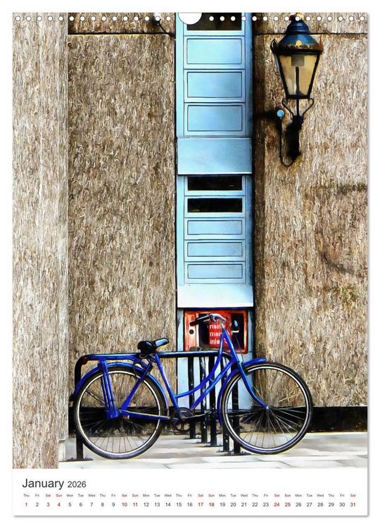 Produktbild: A Year Of Bicycles (Wall Calendar 2026 DIN A3 portrait), CALVENDO 12 Month Wall Calendar