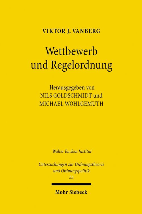 Produktbild: Wettbewerb und Regelordnung