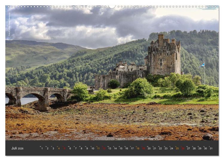 Produktbild: Schottland 2026 Schl&ouml;sser, Burgen und Ruinen (Wandkalender 2026 DIN A2 quer), CALVENDO Monatskalender