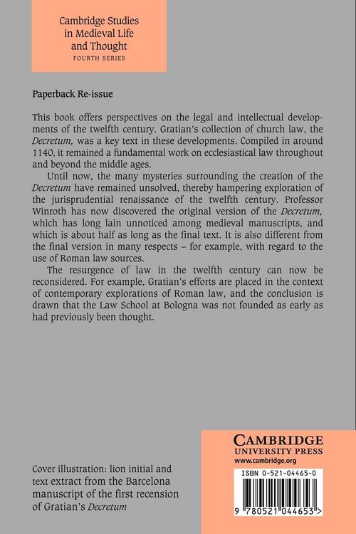 Produktbild: The Making of Gratian's Decretum