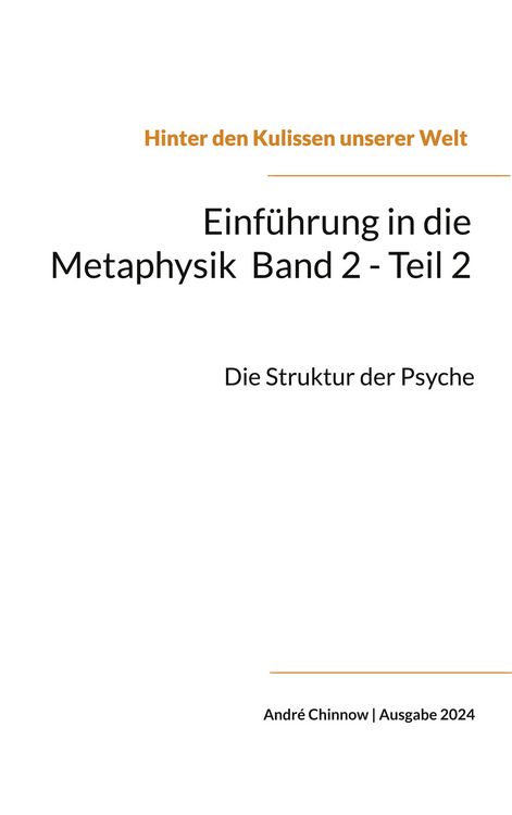 Produktbild: Einf&uuml;hrung in die Metaphysik Band 2 - Teil 2