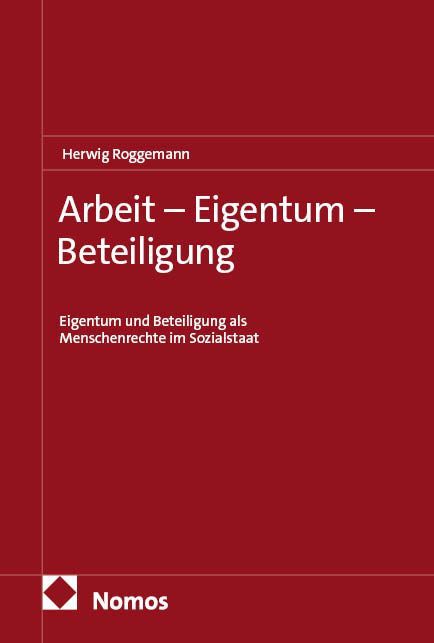Produktbild: Arbeit &ndash; Eigentum &ndash; Beteiligung