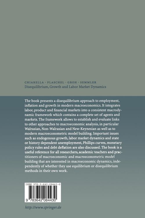 Produktbild: Disequilibrium, Growth and Labor Market Dynamics