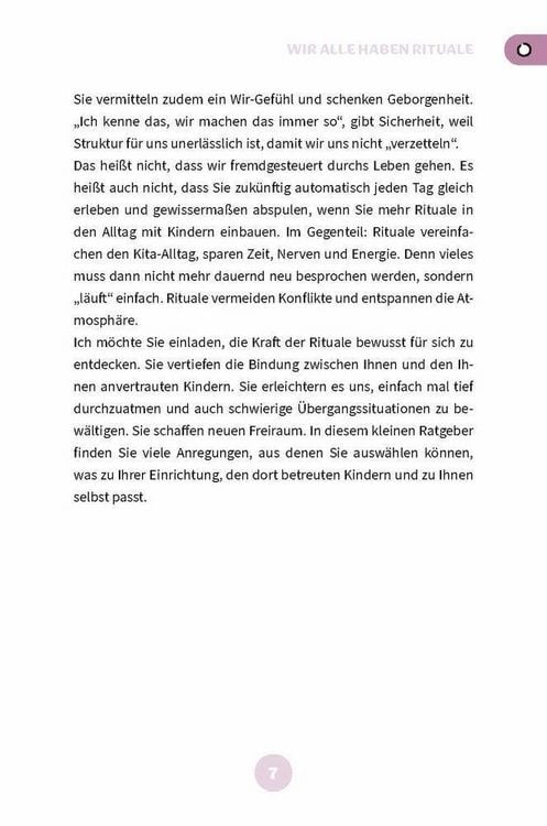 Produktbild: Rituale in der Kita