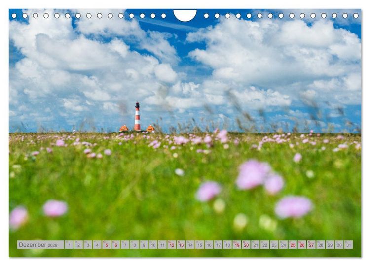 Produktbild: Leuchtt&uuml;rme - W&auml;chter der K&uuml;sten (Wandkalender 2026 DIN A4 quer), CALVENDO Monatskalender