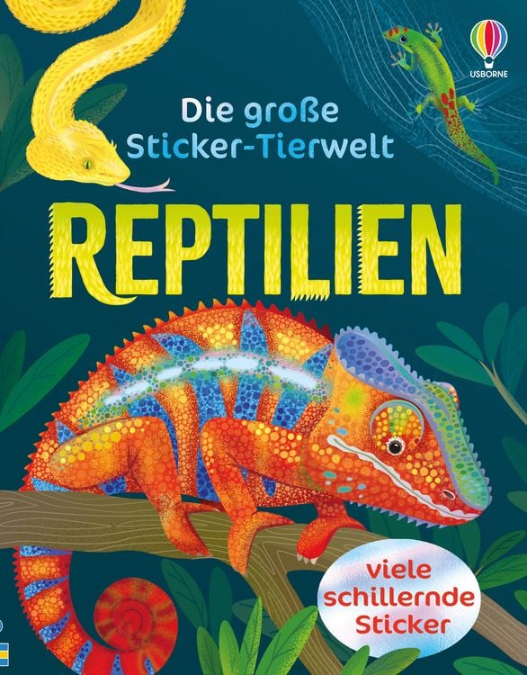 Produktbild: Die gro&szlig;e Sticker-Tierwelt: Reptilien